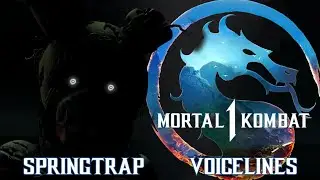 Springtrap In Mortal Kombat 1 - All Intros (Voicelines)