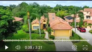 5424104 TPC Prestancia, FL Golf Home for sale