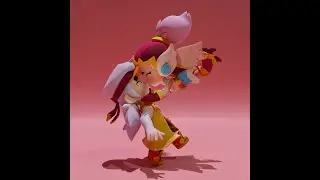 Brawl Stars art stream 3d blender #brawlstars