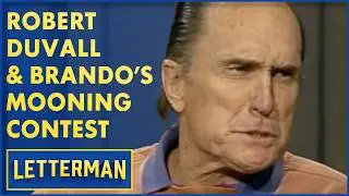 Robert Duvall And Marlon Brando Drop Their Pants | David Letterman