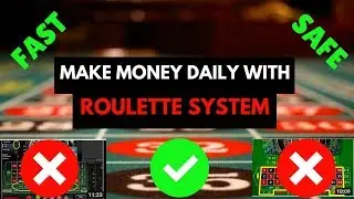 BEST ROULETTE STRATEGY 2022? 🎰🎰🎰 How to Make Money Daily With Roulette System 30,000 per month
