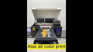 12 Years DTG T-shirt Printer factory ! 30% Off, Free Ink ! Fee sample test print !