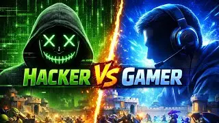 Can the Hacker Beat the Pro Gamer in Castle Crush? #hacker #gamer 