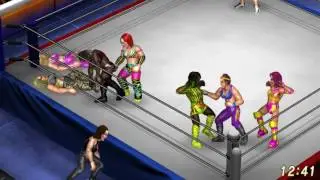 Fire Pro Wrestling World Sims - 8-MAN BATTLE ROYAL