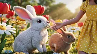 Eight Little Rabbits Hop Hop Hop 🐇 | Kids Songs & Nursery Rhymes