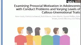 Examining Prosocial Effort in Adolescents with Conduct Problems