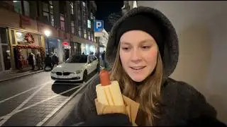 I flew to Poland ALONE for less than 24 hours....solo traveling to Kraków Poland 🇵🇱❄️🎄☃️☕️