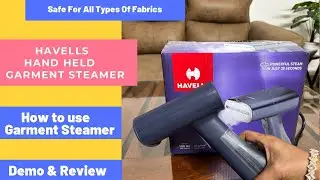 Havells Garment Steamer / How to use Garment Steamer / Demo & Review