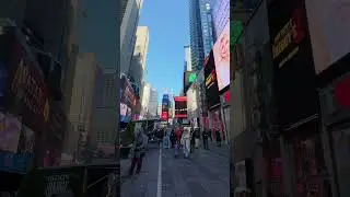 Times Square Walk NYC🗽🇺🇸 #NYCvibes #timessquare #timessquarenyc #nyc #shorts #walkingtour #manhattan