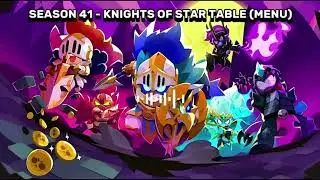 NEW SEASON 41 SONG MENU (KNIGHTS OF STAR TABLE) #brawlstars #supercell