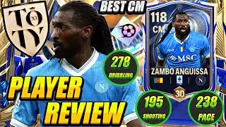 HE IS A WALL! 🧱🔥 113 Team Of The Year/TOTY Zambo Anguissa Player Review! BEST CDM?! &ndash; FC Mobile 26