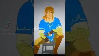 #link #botw #breathofthewild #gerudolink #sheikah #personinthemirror #art