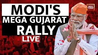 PM Modi LIVE |  Mega Modi Rally In Gujarat's Surat | PM Modi Speech In Gujarat | Gujarat News