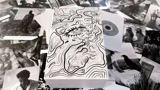 🤍 Compos Mentis Tarot (Unboxing & Reading) 🖤 Kickstarter Deck von Olena Us (MindfulApe)