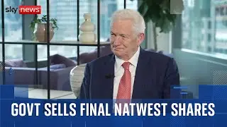 NatWest boss thanks British taxpayer for 2008 bailout after government sells remaining shares