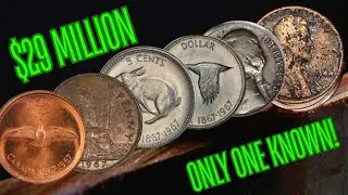 TOP 25 COINS PENNY AND CANADA NICKEL 1 PENNY ONE CAN'T CANADA WORTH MILLION OF DOLLARS