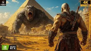 LYNGBAKR GIANT ISLAND CREATURE in GOD OF WAR RAGNAROK PS5 Walkthrough Gameplay Part 10 (FULL GAME)