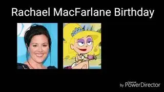 Rachael MacFarlane Birthday