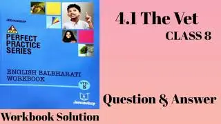 8 STD English Lesson No 4.1 The Vet [ Question & Answer ]