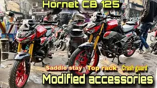 Honda Hornet CB 125 modified all accessories