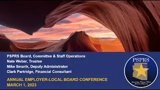 Board, Committee & Staff Operations (2023 PSPRS Conference)