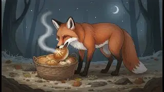 Cozy Cottage Baking & Night Foxes 🦊 Studio Ghibli Style Ambience | ASMR (No Music)