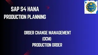 SAP PP Order Change Management (OCM) | PP Order Change management (OCM) |order change management sap