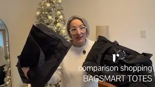BAGSMART Tote Bag Comparison - large & expandable or small & structured