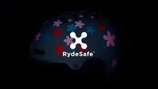 RydeSafe Reflective Decals Customization: Lazer Armor Helmet