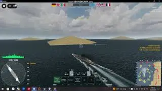 KM Gneisenau... Unspecial Gameplay in Roblox Naval 1945 (I played it quite mid lmao)