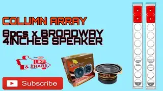 COLUMN ARRAY 842 | COLUMN 4 INCH × 8PCS | FULL PLAN