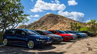 CONVOY: 600HP Volkswagen Golf R | Forza Horizon 5 | Logitech g920 gameplay