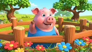 Minecraft Naughty Pig Ran from the Zombie | Fun Kids Song | Nursery Rhyme