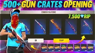Garena குடுத்த 7,500 Diamond Rip😭 500+ Crates Opening💥💥 M10 , Vss ,M14 Permanent // Garena FreeFire