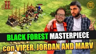 Tatoh, TheViper, Jordan y King Marv MASTERPIECE en BLACK FOREST | Age of Empires 2