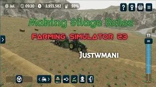 How to make silage bales in farming simulator 23? fs23 Tutorial