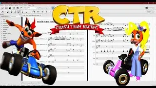CRASH TEAM RACING WINNING THEME TUTORIAL (MIDI)