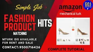 How to work on Fashion product matching Hits | (Tamil) | #mturk tutorials #amazon #makemoneyonline