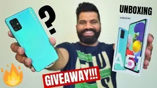 Samsung Galaxy A51 Unboxing & First Look - New Launch #AwesomeIsForEveryone GIVEAWAY🔥🔥🔥