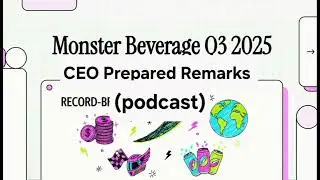 2025q3MNST Monster Beverage conferencecall01(CEO Remarks)-podcast