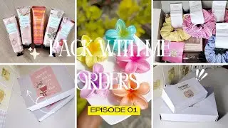 මගේ small business එකේ orders pack කරන හැටි බලමුද | Odysseycollection 🐻