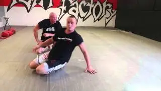 Getting to your feet with a headlock
