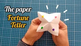 How to Make a Paper Fortune Teller &ndash; Easy Paper Toy Tutorial ✨📄