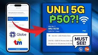 I Found UNLIMITED 5G for Only ₱50! | Globe & TM Users NEED to See This!