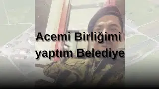 Acemi Birliğimi yaptim Belediye #askerlik #asker #görev #ciftevatandaşlık