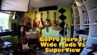 GoPro Hero3+ Wide Mode Vs. SuperView
