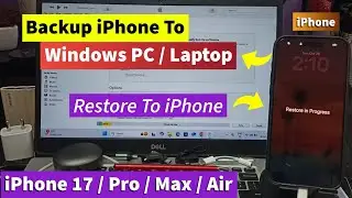 Как создать резервную копию iPhone на компьютере или ноутбуке с Windows и восстановить данные | i...