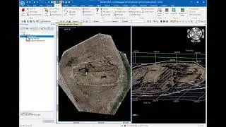 quick volume of a stock pile from drone data
