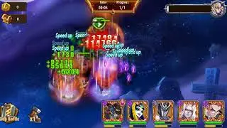 Magic Rush Heroes - Subterra Level 18 - Uther, Rams, Delphos, Scylla (Troop 99)