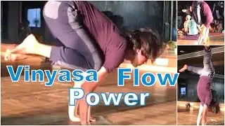 Vinyasa Power Flow :  Handstand Transitions and Jump to Marichyasana A